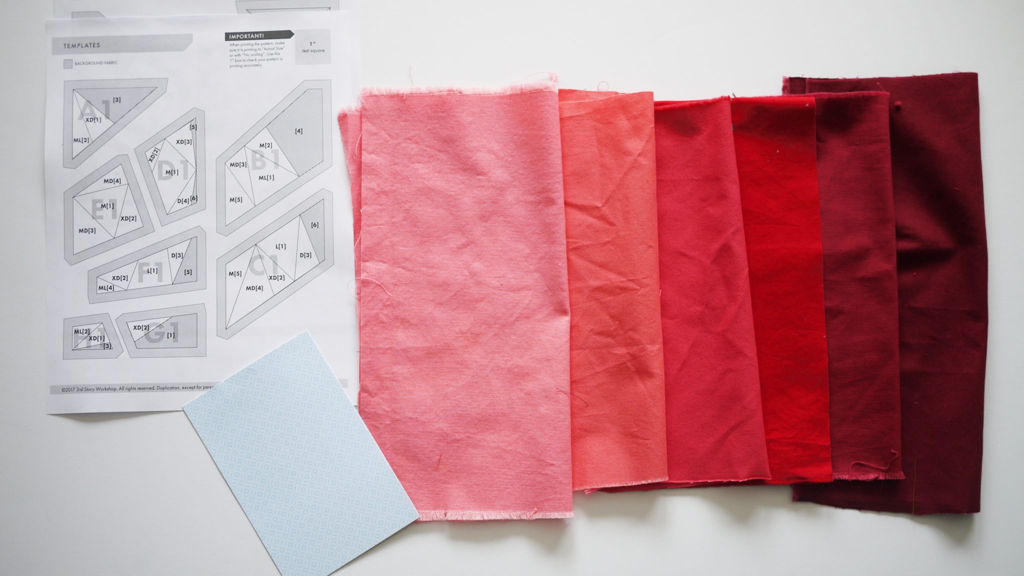 Tutorial Chain Piecing a Paper Piecing Pattern 3rd Story