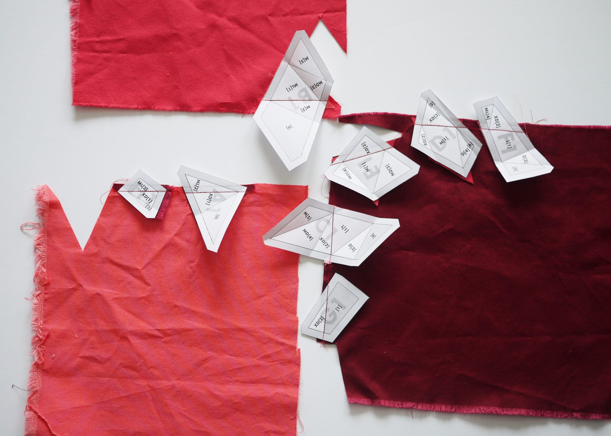 Tutorial Chain Piecing a Paper Piecing Pattern 3rd Story