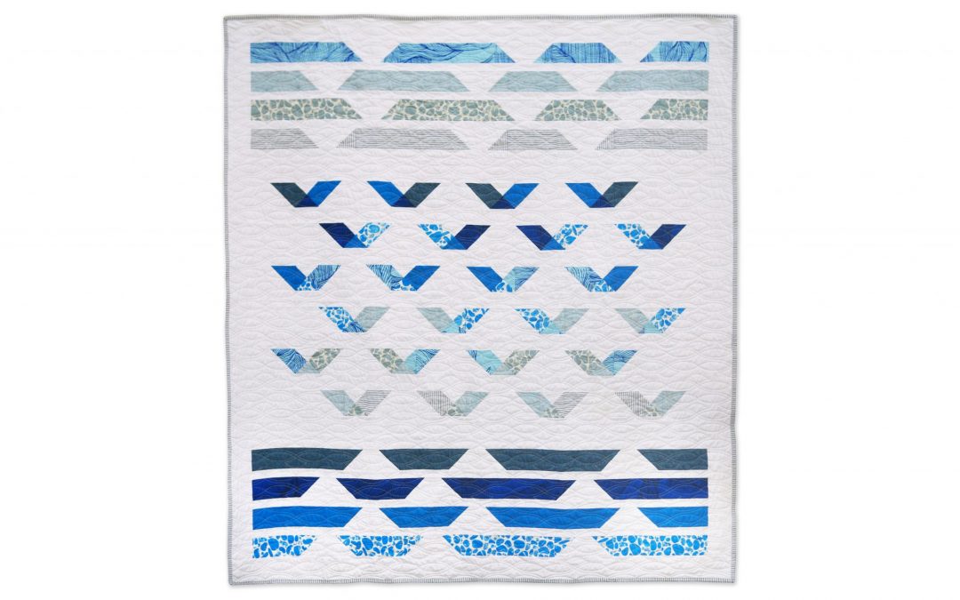 Modern Quilt Keephouse X 3rd Story Workshop - Guided Flight Quilt Pattern, Andrea Tsang Jackson