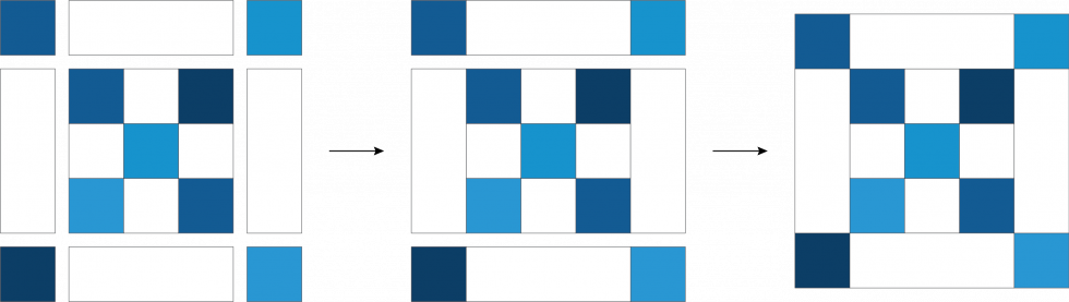 Free Block Pattern: Scrappy Irish Chain | 3rd Story Workshop