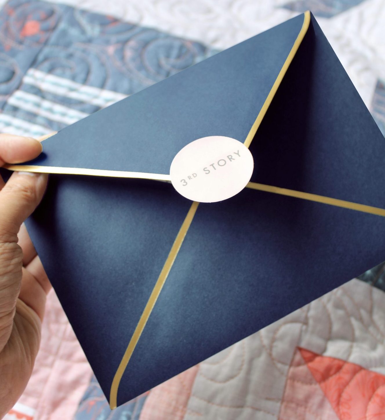 A monthly snail mail club for quilters, makers & stationery lovers